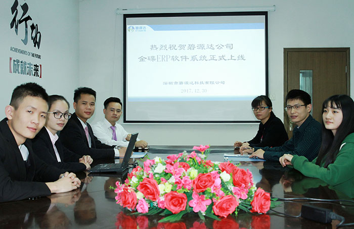 熱烈祝賀碧源達(dá) ERP 系統(tǒng)成功上線(xiàn)！
